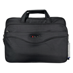Комфортная и стильная сумка для ноутбука на пять отделений, черная Комфортная и стильная сумка для ноутбука на пять отделений, черная