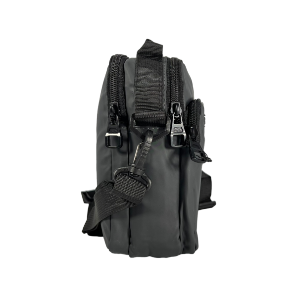 Прочная и надежная сумка через плечо на 4 отделения, 2 л, серая