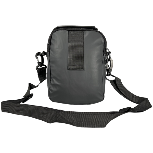 Прочная и надежная сумка через плечо на 4 отделения, 2 л, серая