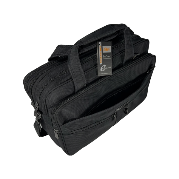 Универсальная сумка для ноутбука на шесть отделений, черная Универсальная сумка для ноутбука на шесть отделений, черная