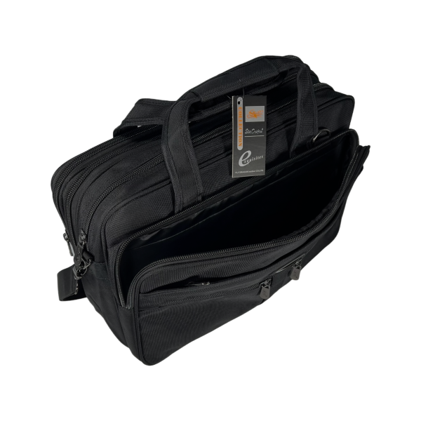 Универсальная сумка для ноутбука на шесть отделений, черная Универсальная сумка для ноутбука на шесть отделений, черная