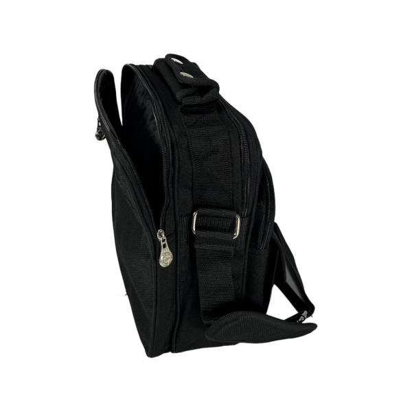 Сумка через плечо на 6 отделений, 13 л, черная Сумка через плечо на 6 отделений, 13 л, черная