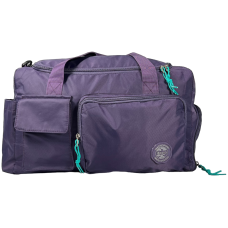 Стильная спортивная сумка на пять отделений фиолетового цвета