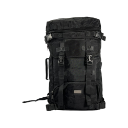 Міська сумка-рюкзак, 25 л, чорна, 5 відділів, фронтальні кишені, водовідштовхуюча тканина Міська сумка-рюкзак, 25 л, чорна, 5 відділів, фронтальні кишені, водовідштовхуюча тканина