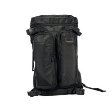 Міська сумка-рюкзак, 30 л, чорна, 5 відділень, бокові кишені