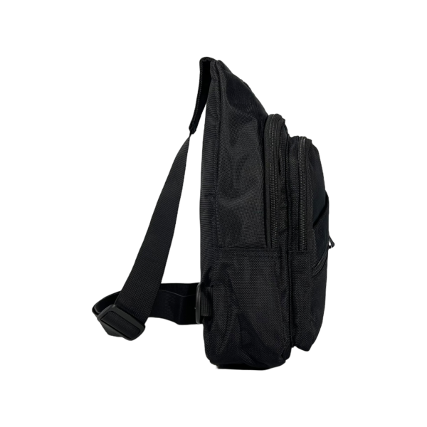 Спортивная сумка-слинг на четыре отделения, 4 л, черная Спортивная сумка-слинг на четыре отделения, 4 л, черная