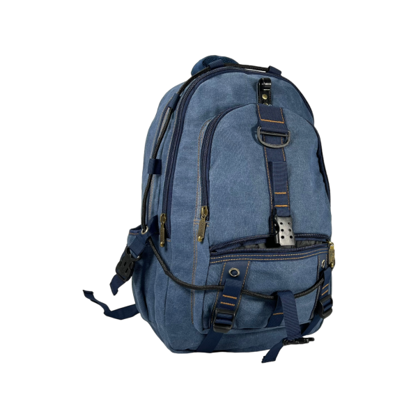 Брезентовий рюкзак, 30 л, практичний, міцний, колір синій Брезентовий рюкзак, 30 л, практичний, міцний, колір синій