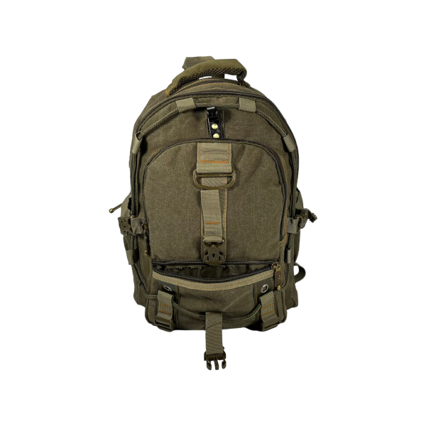 Брезентовый рюкзак, 20 л, практичный, крепкий, цвет хаки Брезентовый рюкзак, 20 л, практичный, крепкий, цвет хаки