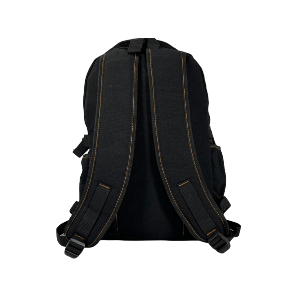 Брезентовий рюкзак, 15 л, міцний, зносостійкий, водовідштовхуюча тканина, колір чорний