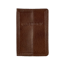 Обложка для загранпаспорта BagWay, из натуральной кожи, коричневая