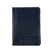 Обложка для автодокументов старого образца BagWay, ручная работа, синяя