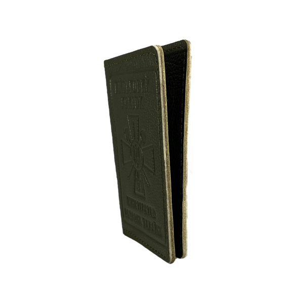 Обложка для военного билета BagWay из натуральной кожи. зеленая Обложка для военного билета BagWay из натуральной кожи. зеленая