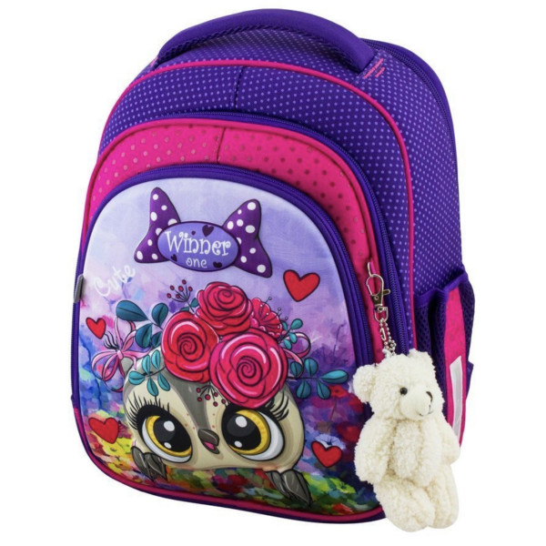 Шкільний набір Sky Name (Winner) для дівчаток 1-4 клас, водовідштовхувальна тканина, принт Сова Шкільний набір Sky Name (Winner) для дівчаток 1-4 клас, водовідштовхувальна тканина, принт Сова