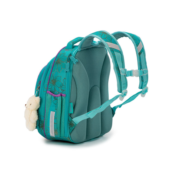 Ранец для девочки младших классов жесткий каркас Sky Name, бирюзовый Ранец для девочки младших классов жесткий каркас Sky Name, бирюзовый