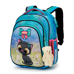 Ранец для девочки младших классов, жесткий каркас Sky Name, голубой Ранец для девочки младших классов, жесткий каркас Sky Name, голубой