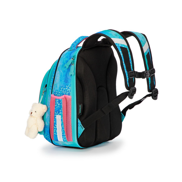 Ранец для девочки младших классов, жесткий каркас Sky Name, голубой Ранец для девочки младших классов, жесткий каркас Sky Name, голубой