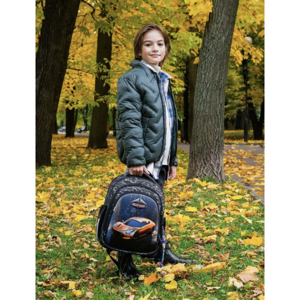 Шкільний рюкзак Sky Name (Winner) для хлопчиків 1-4 клас, водовідштовхувальна тканина, принт Машина Шкільний рюкзак Sky Name (Winner) для хлопчиків 1-4 клас, водовідштовхувальна тканина, принт Машина