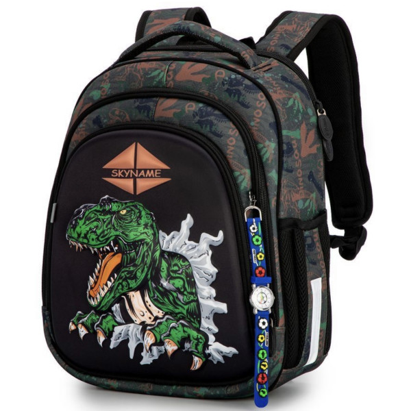 Шкільний рюкзак Sky Name (Winner) для хлопчиків 1-4 клас, водовідштовхувальна тканина, принт Динозавр Шкільний рюкзак Sky Name (Winner) для хлопчиків 1-4 клас, водовідштовхувальна тканина, принт Динозавр