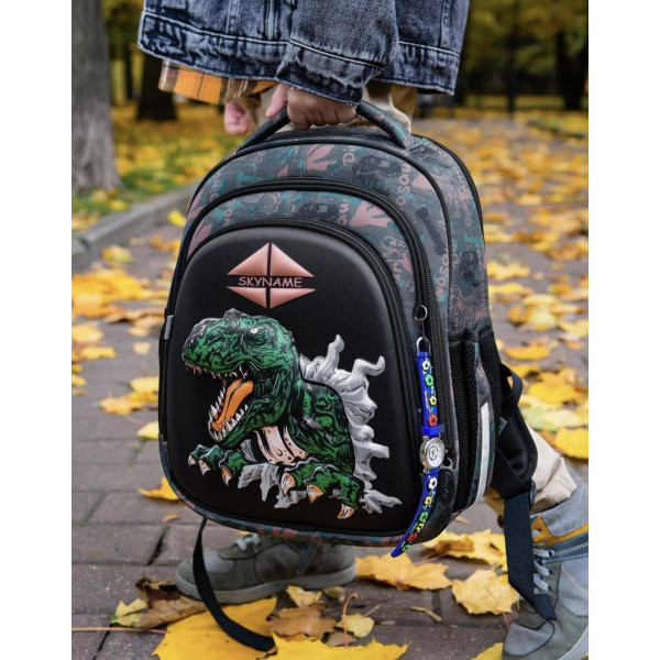 Шкільний рюкзак Sky Name (Winner) для хлопчиків 1-4 клас, водовідштовхувальна тканина, принт Динозавр Шкільний рюкзак Sky Name (Winner) для хлопчиків 1-4 клас, водовідштовхувальна тканина, принт Динозавр