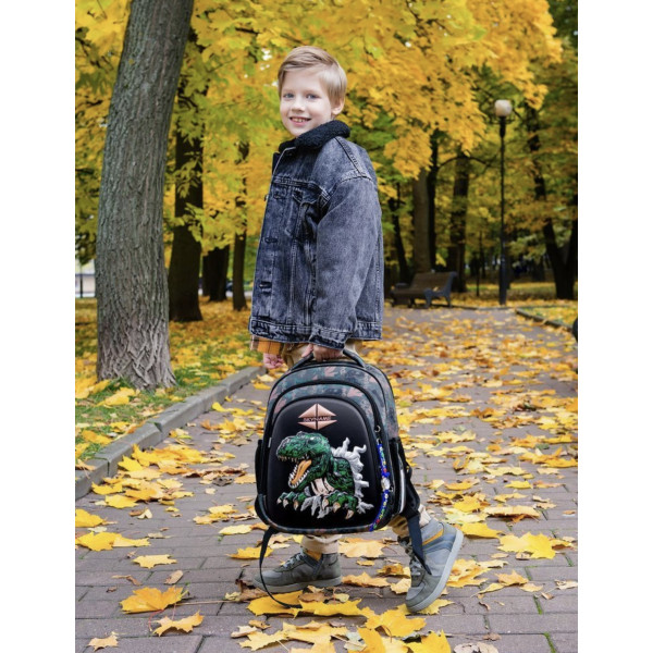 Шкільний рюкзак Sky Name (Winner) для хлопчиків 1-4 клас, водовідштовхувальна тканина, принт Динозавр Шкільний рюкзак Sky Name (Winner) для хлопчиків 1-4 клас, водовідштовхувальна тканина, принт Динозавр