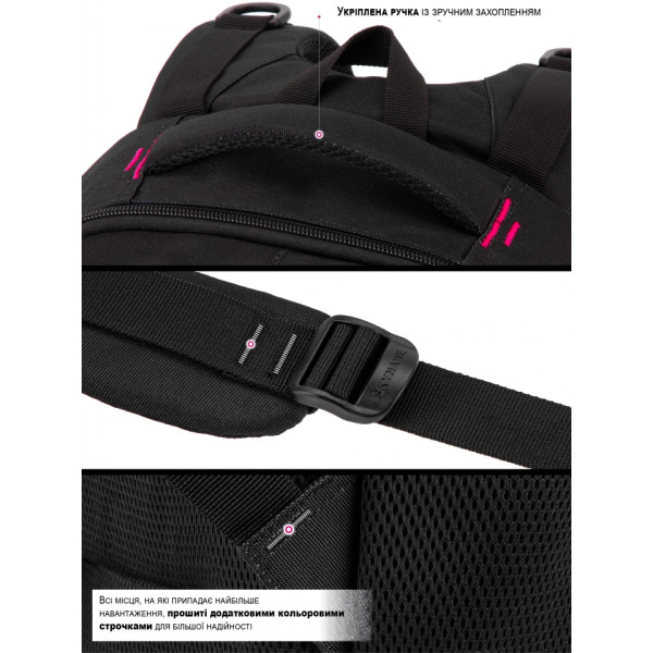 Школьный рюкзак для подростков, 2 отделения, пенал в комплекте Школьный рюкзак для подростков, 2 отделения, пенал в комплекте