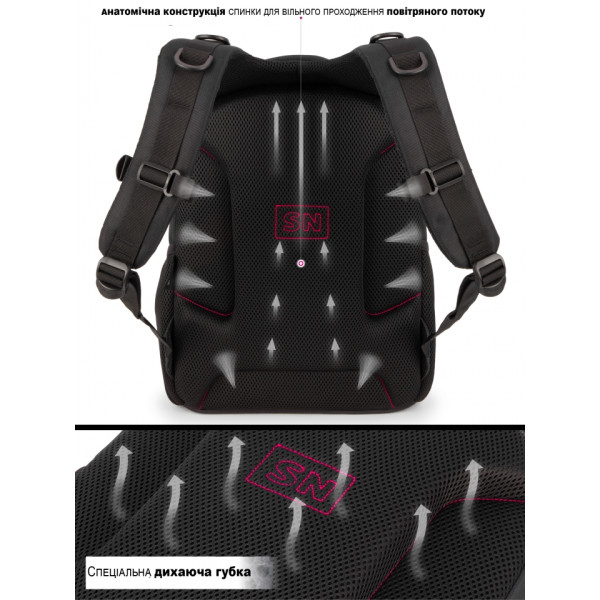 Школьный рюкзак для подростков, 2 отделения, пенал в комплекте Школьный рюкзак для подростков, 2 отделения, пенал в комплекте