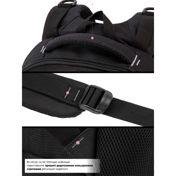 Школьный рюкзак Winner /SkyName для подростков, пенал в комплекте, принт Джойстики, черный Школьный рюкзак Winner /SkyName для подростков, пенал в комплекте, принт Джойстики, черный