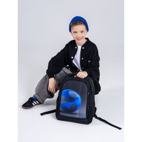 Школьный рюкзак Winner /SkyName для подростков, пенал в комплекте, принт Мяч Школьный рюкзак Winner /SkyName для подростков, пенал в комплекте, принт Мяч