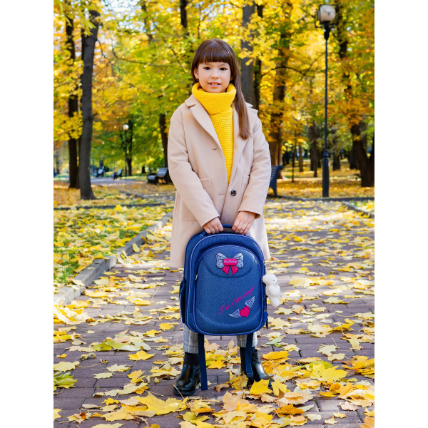 Школьный ранец Winner One/Sky Name на три отделения, синий Школьный ранец Winner One/Sky Name на три отделения, синий