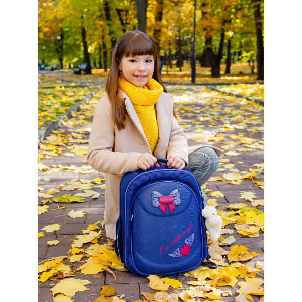 Школьный ранец Winner One/Sky Name на три отделения, синий Школьный ранец Winner One/Sky Name на три отделения, синий