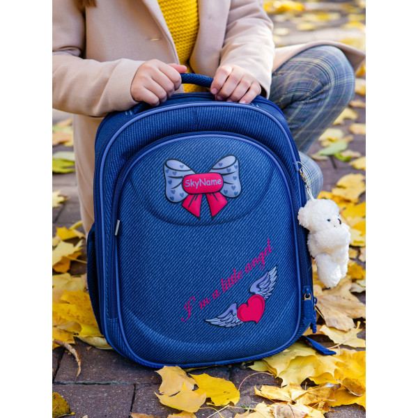 Школьный ранец Winner One/Sky Name на три отделения, синий Школьный ранец Winner One/Sky Name на три отделения, синий