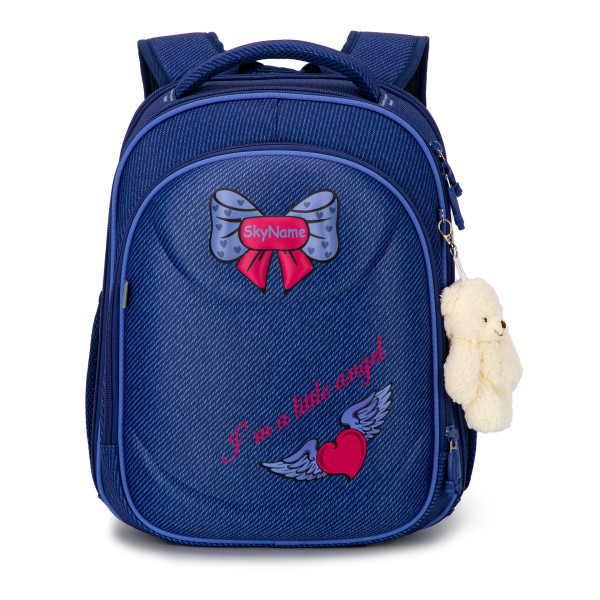Школьный ранец Winner One/Sky Name на три отделения, синий Школьный ранец Winner One/Sky Name на три отделения, синий