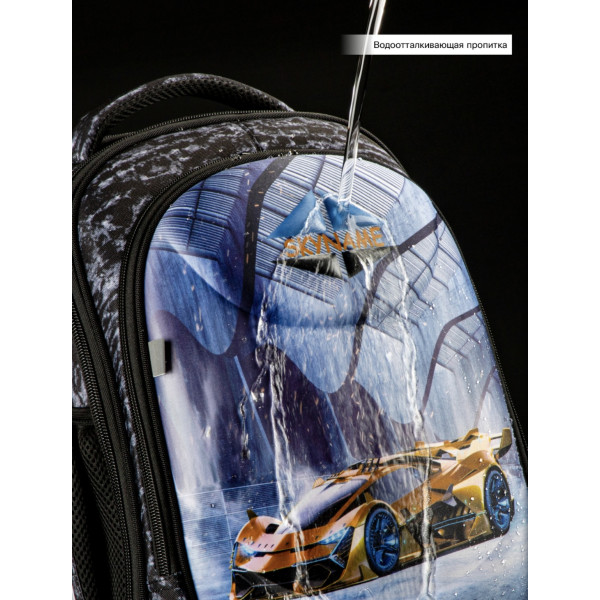 Шкільний набір Sky Name (Winner) для хлопчиків 1-4 клас, водовідштовхувальна тканина, принт Машина Шкільний набір Sky Name (Winner) для хлопчиків 1-4 клас, водовідштовхувальна тканина, принт Машина