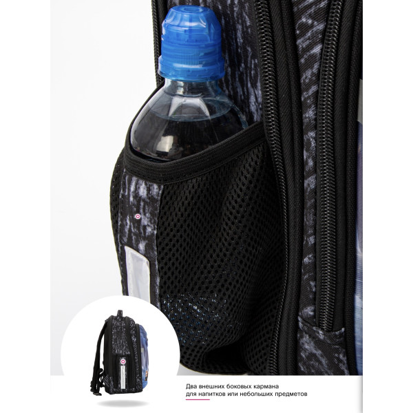 Шкільний набір Sky Name (Winner) для хлопчиків 1-4 клас, водовідштовхувальна тканина, принт Машина Шкільний набір Sky Name (Winner) для хлопчиків 1-4 клас, водовідштовхувальна тканина, принт Машина