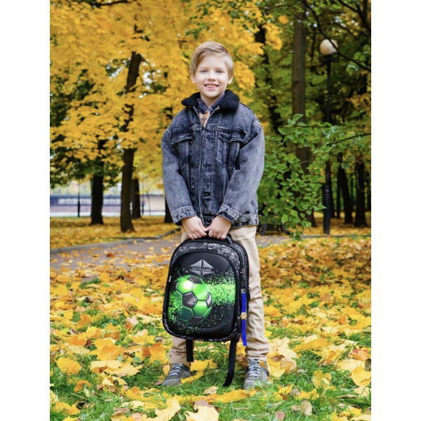 Шкільний рюкзак Sky Name (Winner) для хлопчиків 1-4 клас, водовідштовхувальна тканина, принт М'яч Шкільний рюкзак Sky Name (Winner) для хлопчиків 1-4 клас, водовідштовхувальна тканина, принт М'яч