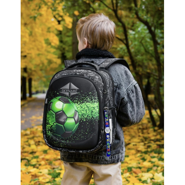 Шкільний рюкзак Sky Name (Winner) для хлопчиків 1-4 клас, водовідштовхувальна тканина, принт М'яч Шкільний рюкзак Sky Name (Winner) для хлопчиків 1-4 клас, водовідштовхувальна тканина, принт М'яч