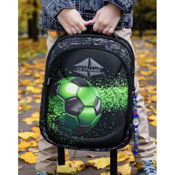 Шкільний рюкзак Sky Name (Winner) для хлопчиків 1-4 клас, водовідштовхувальна тканина, принт М'яч Шкільний рюкзак Sky Name (Winner) для хлопчиків 1-4 клас, водовідштовхувальна тканина, принт М'яч
