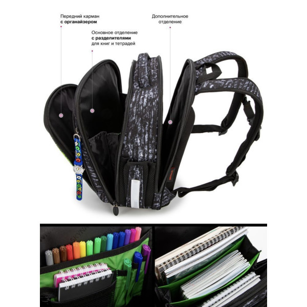 Шкільний рюкзак Sky Name (Winner) для хлопчиків 1-4 клас, водовідштовхувальна тканина, принт М'яч Шкільний рюкзак Sky Name (Winner) для хлопчиків 1-4 клас, водовідштовхувальна тканина, принт М'яч