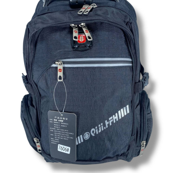 Міський рюкзак з кодовим замком водовідштовхувальний 30 л об'єму та відділення для ноутбука до 15"