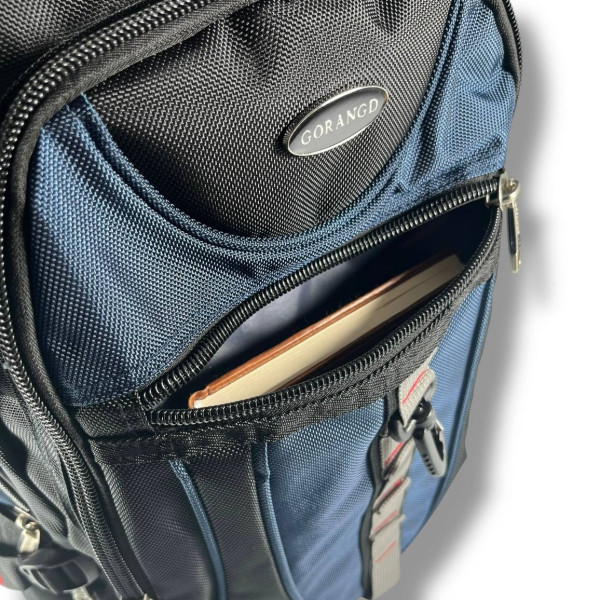 Універсальний рюкзак для міста та навчання, місткий та зручний, синій Універсальний рюкзак для міста та навчання, місткий та зручний, синій