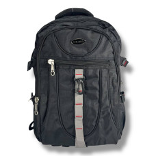 Універсальний рюкзак для міста та навчання, місткий та зручний, чорний