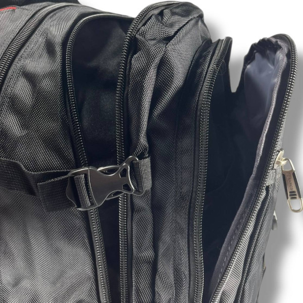 Универсальный рюкзак для города и обучения, вместительный и удобный, черный