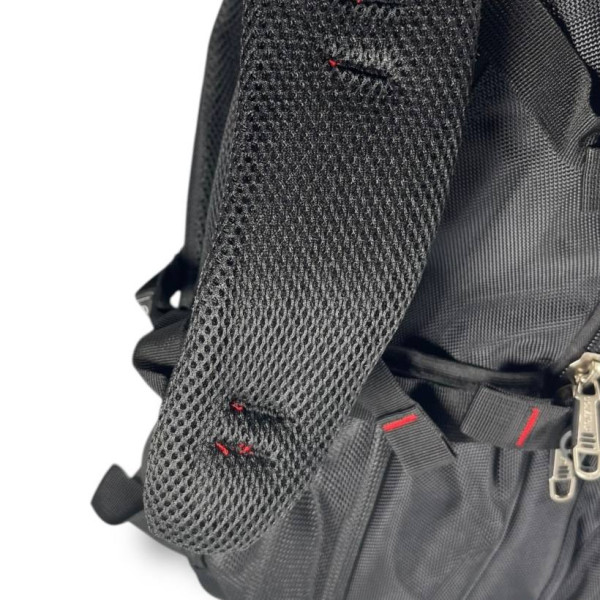 Универсальный рюкзак для города и обучения, вместительный и удобный, черный