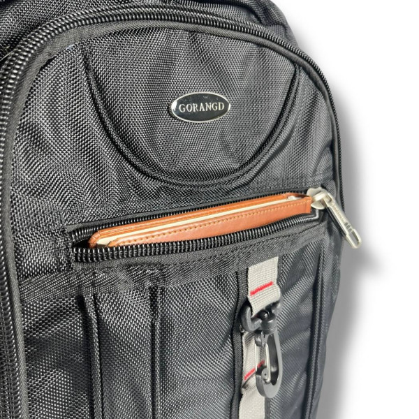 Универсальный рюкзак для города и обучения, вместительный и удобный, черный