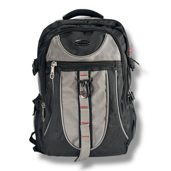 Універсальний рюкзак для міста та навчання, місткий та зручний, сірий