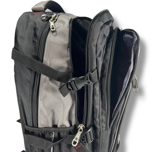 Універсальний рюкзак для міста та навчання, місткий та зручний, сірий Універсальний рюкзак для міста та навчання, місткий та зручний, сірий