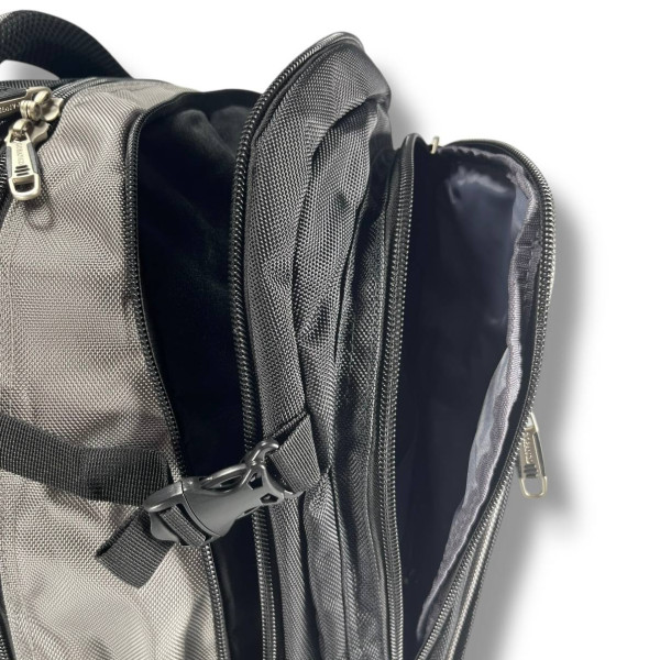 Універсальний рюкзак для міста та навчання, місткий та зручний, сірий Універсальний рюкзак для міста та навчання, місткий та зручний, сірий