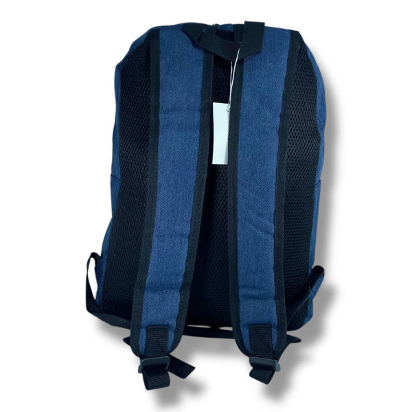 Міський рюкзак водовідштовхувальний з кишенею для ноутбука до 15.6 синього кольору