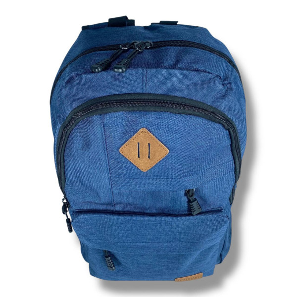 Міський рюкзак водовідштовхувальний з кишенею для ноутбука до 15.6 синього кольору