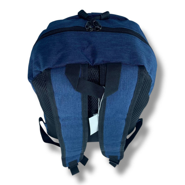 Міський рюкзак водовідштовхувальний з кишенею для ноутбука до 15.6 синього кольору